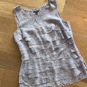 Ann Taylor Sleeveless Silk Blouse